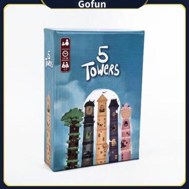 Imagem de Jogo de cartas 5 Towers versão chinesa e inglesa com mais de 8 anos