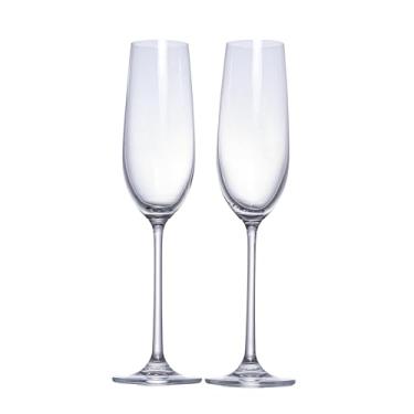 Imagem de Jogo de 2 Taças de Champanhe - Beatriz - Cristal Ecologico - 250ml - Full Fit