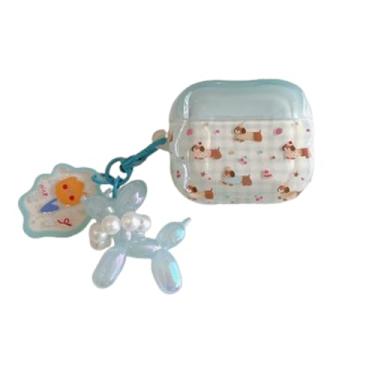 Imagem de GUAYQAT Capa de fone de ouvido para Airpods Pro, linda capa protetora de TPU estilo salsicha, compatível com Airpods Pro 2 para meninas e mulheres.