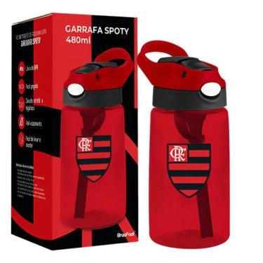 Imagem de Garrafa spoty 480ml flamengo - brasfoot