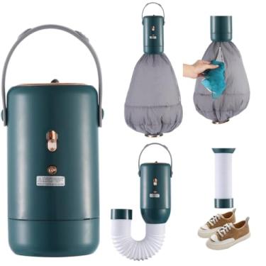 Imagem de Mini secador portátil com lâmpada UV, tubo telescópico e aquecedor para secagem eficiente em qualquer lugar