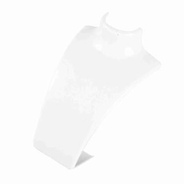 Imagem de Fafeicy Suporte de Exibição de Jóias Manequim Suporte de Jóias, Colar Acrílico Brinco Pulseira Exibição Busto Com 3 Cores para Loja Boutique (Branco)