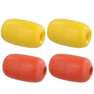 Imagem de 4 boias ovais de água para pesca, estabilização de caiaque e marcação de linha, 4,3 x 2,8 bóias para piscinas