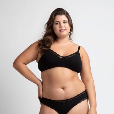 Imagem de Sutiã Gérbera Algodão com Aro Sutia sem Bojo Cotton Confortável Soutie