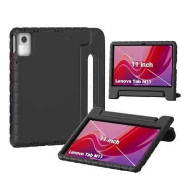 Imagem de Bolete Capa infantil para tablet Lenovo Tab M11 de 11 polegadas (modelo: TB-330FU/TB-330XU) lançado em 2024/Lenovo Xiaoxin Pad 2024 11 polegadas (TB-331FC), preta