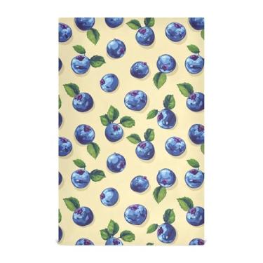 Imagem de SEHANY Conjunto de 1 toalhas de cozinha de mirtilo, toalhas de mão absorventes super macias, toalhas de limpeza reutilizáveis, toalhas de chá de secagem rápida, toalha de mesa para decoração de