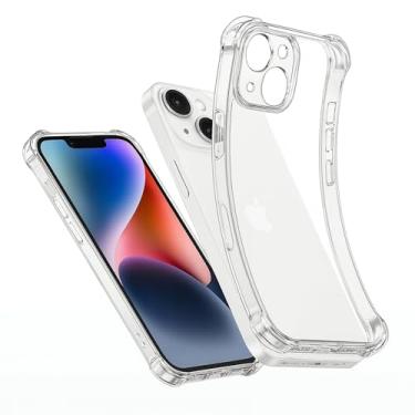 Imagem de Capa Capinha Para iPhone 11 12 13 14 15 16 17 Pro Transparente TPU Anti-Impacto Ultra Fina, Proteção Reforçada e Desempenho Premium (Iphone 16)
