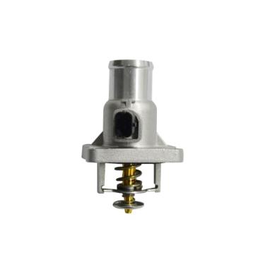 Imagem de REVO 96984104 Conjunto de carcaça do termostato de refrigeração do motor compatível com Chevy Cruze Sonic Aveo Aveo5 2009-2014