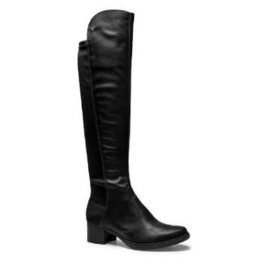 Imagem de Bota Cano Longo Mississipi Q8542-0001 Feminina - Preta-Feminino