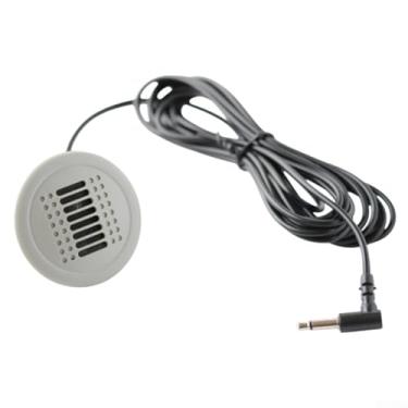 Imagem de TreasureCave Microfone de 3,5 mm para unidade principal de veículo de carro, GPS, DVD, áudio estéreo, montagem de rádio, acessórios de microfone para Au-di