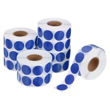 Imagem de PATIKIL 10.000 peças de adesivos coloridos de 10 rolos, adesivos circulares autoadesivos de 1,9 cm, etiqueta de codificação para escritório, negócios, quintal, venda de garagem, decoração de casa