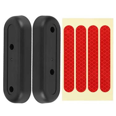 Imagem de KIMISS Adesivo Refletivo da Capa Decorativa do Garfo Traseiro para Scooter Elétrica G30 - Acessório para Proteção e Estilo Aprimorados (Vermelho)