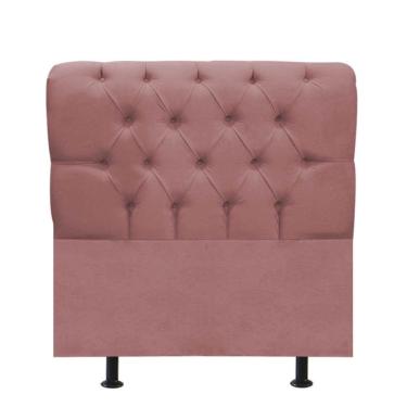 Imagem de Cabeceira Estofada Cama Box Solteiro 100cm París Suede Rose- Mabe Magazine