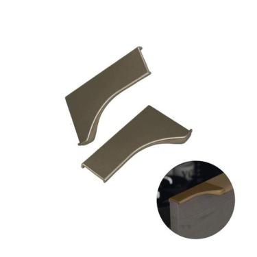 Imagem de Ponteira Puxador Facetato Champanhe de 18mm Pe183 Rometal, PE-183, Zam