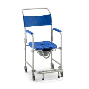 Imagem de Cadeira de Banho Dobrável e Desmontável D45 Dellamed + Assento Almofad