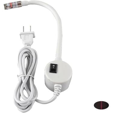 Imagem de Posicionamento magnético acolchoado luz laser para máquina de costura. Luzes guia de costura visão com ponto, linha reta, projeção de mira para costura precisa (linha reta)