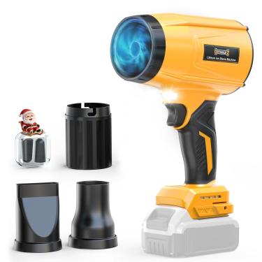 Imagem de DIYTOOLIFZ Soprador de folhas sem fio de 800.000 RPM compatível com Dewalt 20V (apenas ferramenta), motor sem escova, velocidade ajustável, soprador elétrico portátil leve para carro, pátio, jardim