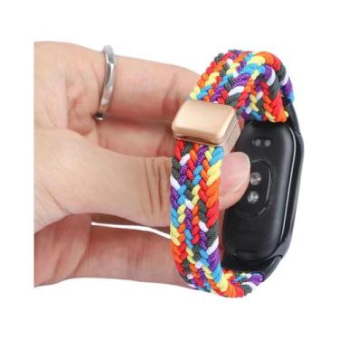 Imagem de Pulseira Magnética De Nylon Trançado Para Xiaomi Mi Band 10 9 8, Acess