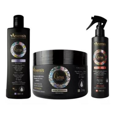 Imagem de Kit Arvensis Cachos Ativador Ondulado Geleia Alta Day After