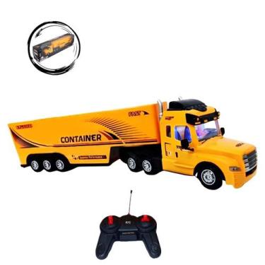 Imagem de Caminhão Container De Controle Remoto Container Farol E Som - Tesla St
