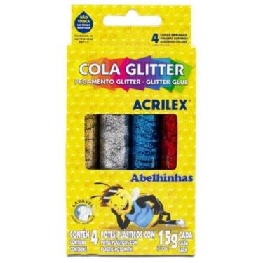 Imagem de Cola Glitter Com 4 Cores Acrilex