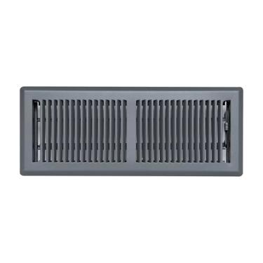 Imagem de Serve para abertura de duto 4x12 e 12x4 | Registro de piso com design contemporâneo com venezianas da Handua | Design resistente com amortecedor | Grade de ventilação de chão | Alavanca de suprimento