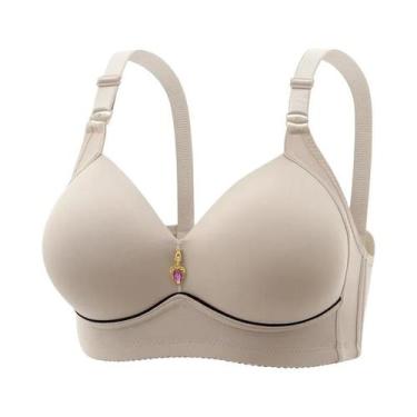 Imagem de Sutiã Feminino plus Size Confortável, Respirável, Não Magnético, Com B