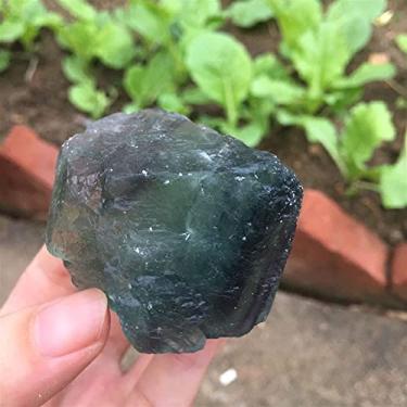 Imagem de Pedras e cristais naturais de fluorita verde bruta linda pedra de cristal natural