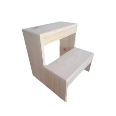 Imagem de Escadinha Dois Degraus Auxiliar Consultório Estética Assistente de Maca Crianças, Pets e Manicure