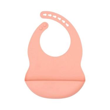 Imagem de Babador Ajustável De Silicone Impermeável Livre De BPA, Babador Macio 