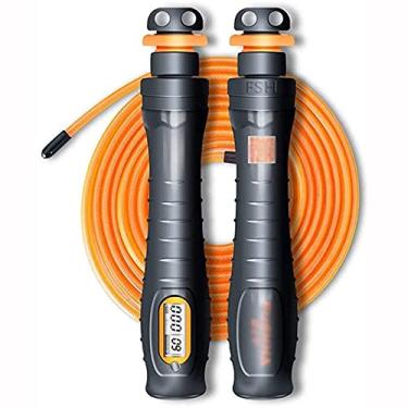 Imagem de Corda de pular Feiyx de algodão ajustável corda de pular pesada para mulheres, adultos e crianças, exercícios atléticos, corda de pular, para fitness