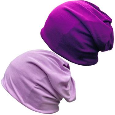 Imagem de Gorro desleixado feminino JarseHera, boné quimioterápico de algodão