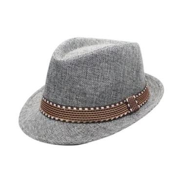 Imagem de Chapéu Fedora De Algodão E Linho Para O Verão, Estilo Coreano, Chapéu 