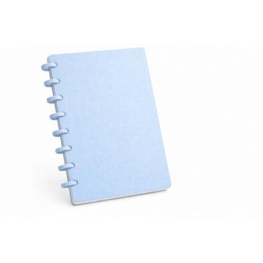 Imagem de Caderno Inteligente Azul A5 com 80 folhas – Folhas Refiláveis Substituíveis Recarregável Caderno Com Disco Tamanho Médio 14,5cm x 21,5cm (Azul)