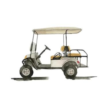 Imagem de Decoração Para Quarto Infantil, Pôster De Carro De Brinquedo Em Aquare