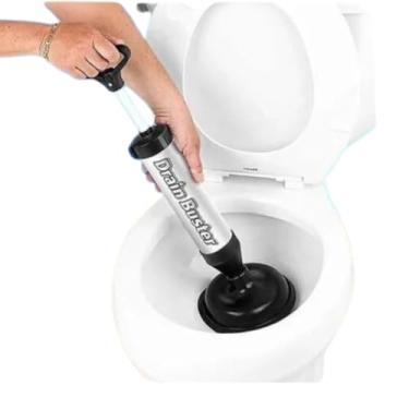 Imagem de Desentupidor Manual Bomba de Sucção para Vaso Sanitário e Ralo