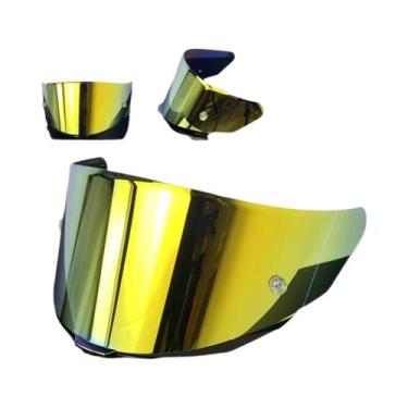 Imagem de Viseira De Motocicleta Anti-Risco Com Proteção UV - Lente De Substitui
