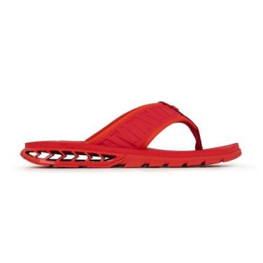Imagem de Chinelo Kenner Collab L7 Rakka Elite Masculino, 41, Vermelho