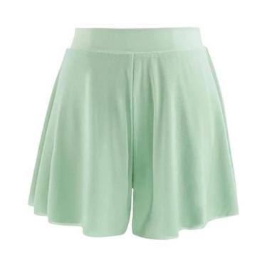 Imagem de Shorts Esportivos Femininos Com Saia Para Dança, Yoga, Treino, Ballet,