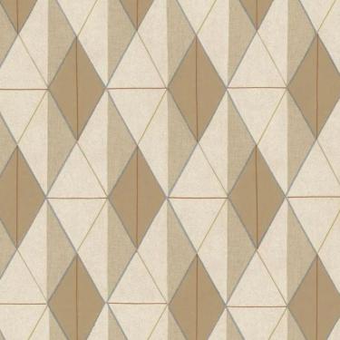 Imagem de Papel De Parede Tissé Geométrico Marrom 25404