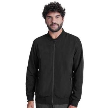 Imagem de Jaqueta Aramis Masculina Nylon Bomber Liquid Repeller Preta-Masculino