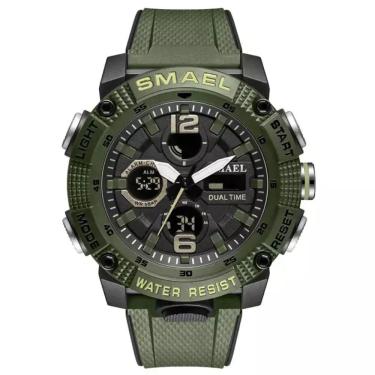 Imagem de Relógio Esportivo Smael 8930 Analógico-digital á Prova D´ água Verde