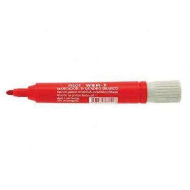 Imagem de Pincel Marcador Para Quadro Branco Wbm-7 Vermelho (12 unidades) - Pilo