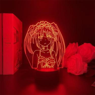 Imagem de Night Light USB Date, uma figura de anime Kurumi Tokisaki ao vivo - Ta