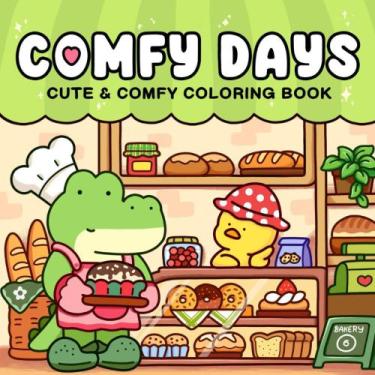 Imagem de Livro de colorir Comdy Days Cute Crocodile Series para crianças - Taiy