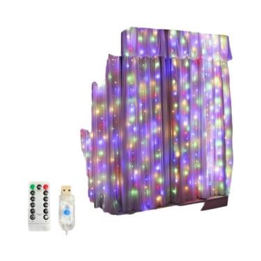 Imagem de Luzes De Cortina LED De Natal USB Para Interiores, Luzes De Fada Para 