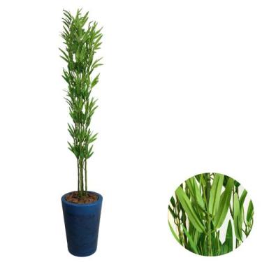 Imagem de Bambu Artificial Com Vaso Polietileno 160cm Decorativo Casa - - Intcom