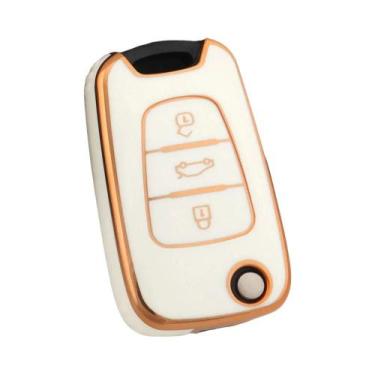 Imagem de Capa De Chave Flip Para Carros Hyundai I20 I30 Ix20 Ix35 Elantra Accen