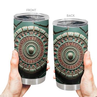 Imagem de Caneca de viagem Oasisdream Tumbler 600ml de aço inoxidável com tampa