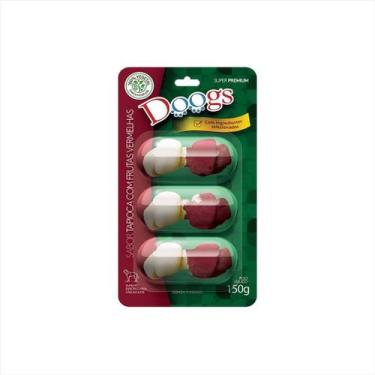 Imagem de Blister Osso Doogs Tapioca com Frutas Vermelhas 150g